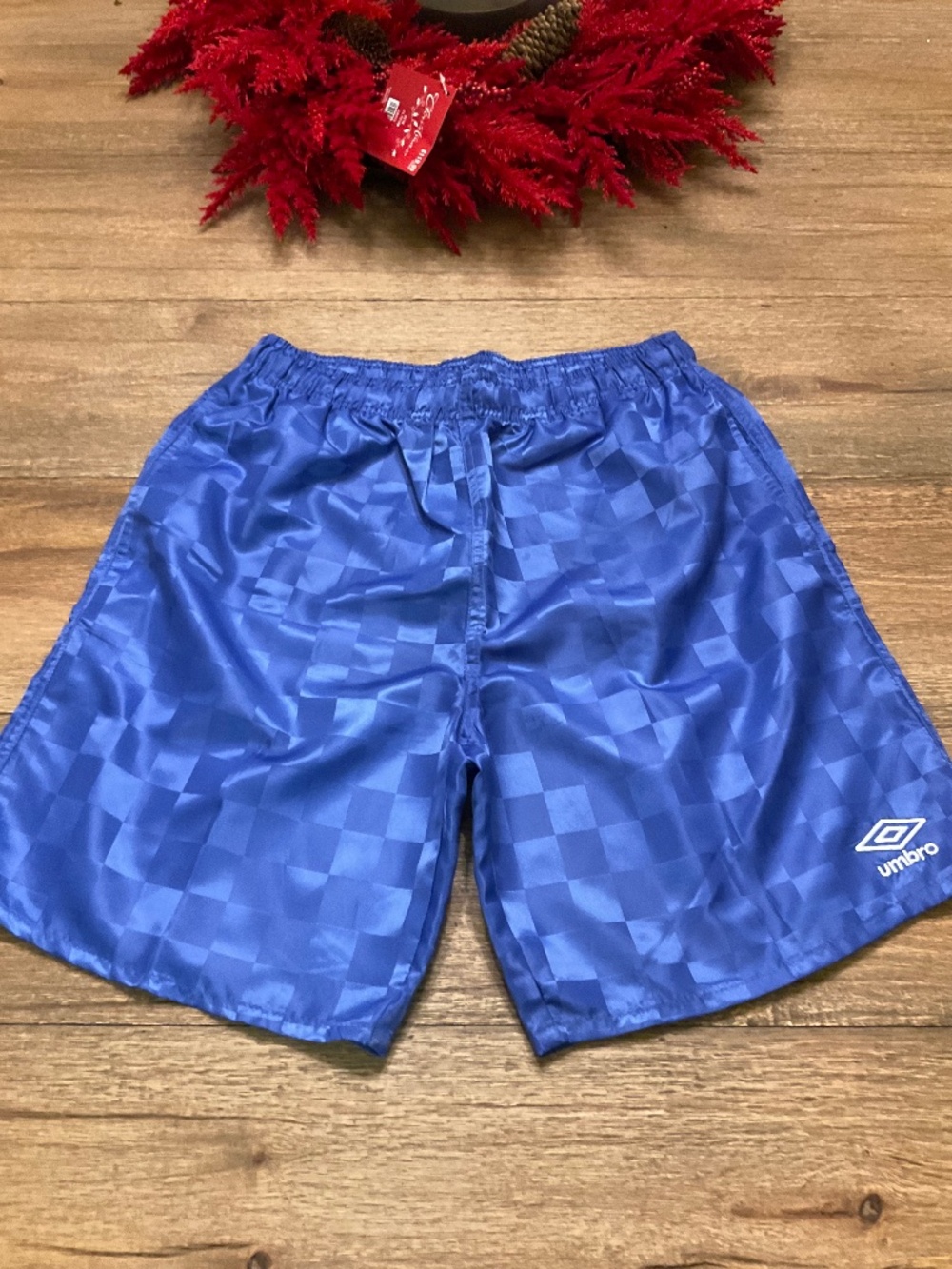 MENS CLASSIC UMBRO CHECKERED SHORT